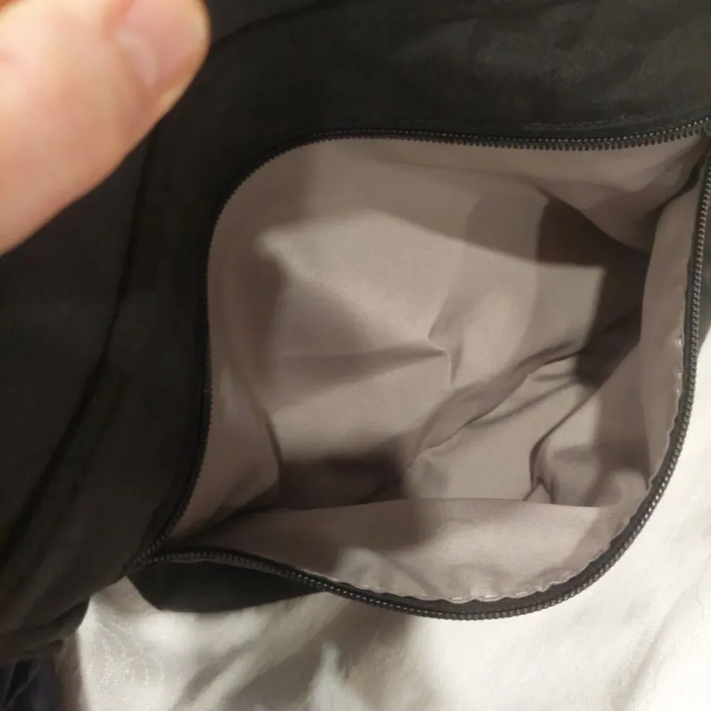 Kipling Black Aisling Crossbody Bag EUC Missing Keychain